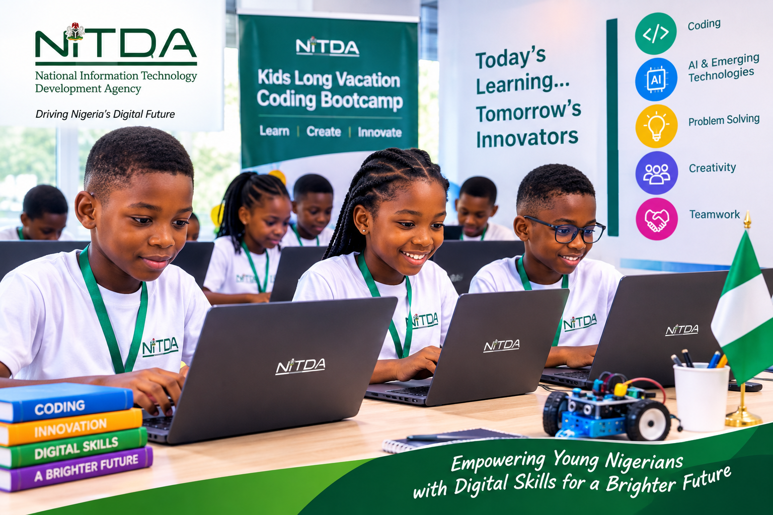 NITDA Trains Nigerian Children in Coding, AI and Digital Skills as Future Tech Innovators
