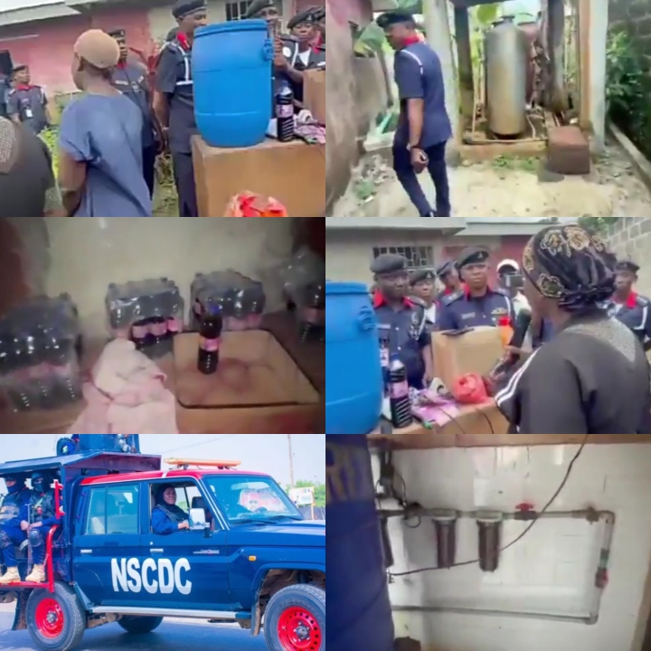 NSCDC Busts Alleged Fake Juice Factory in Lagos, Arrests Two as NAFDAC Role Comes Under Scrutiny