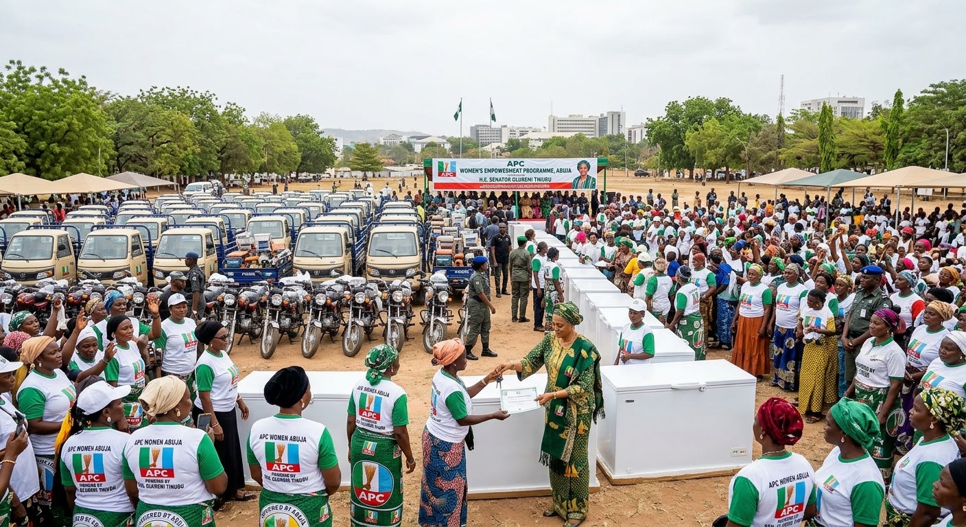 APC Women Rally in Abuja, Distribute Empowerment Items to Members