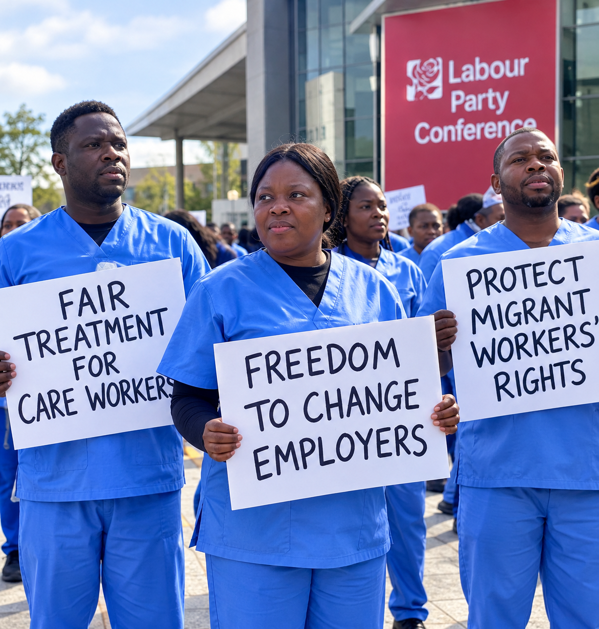 Nigerian Care Workers Stage Musical Protest in UK, Demand Fair Treatment and Freedom