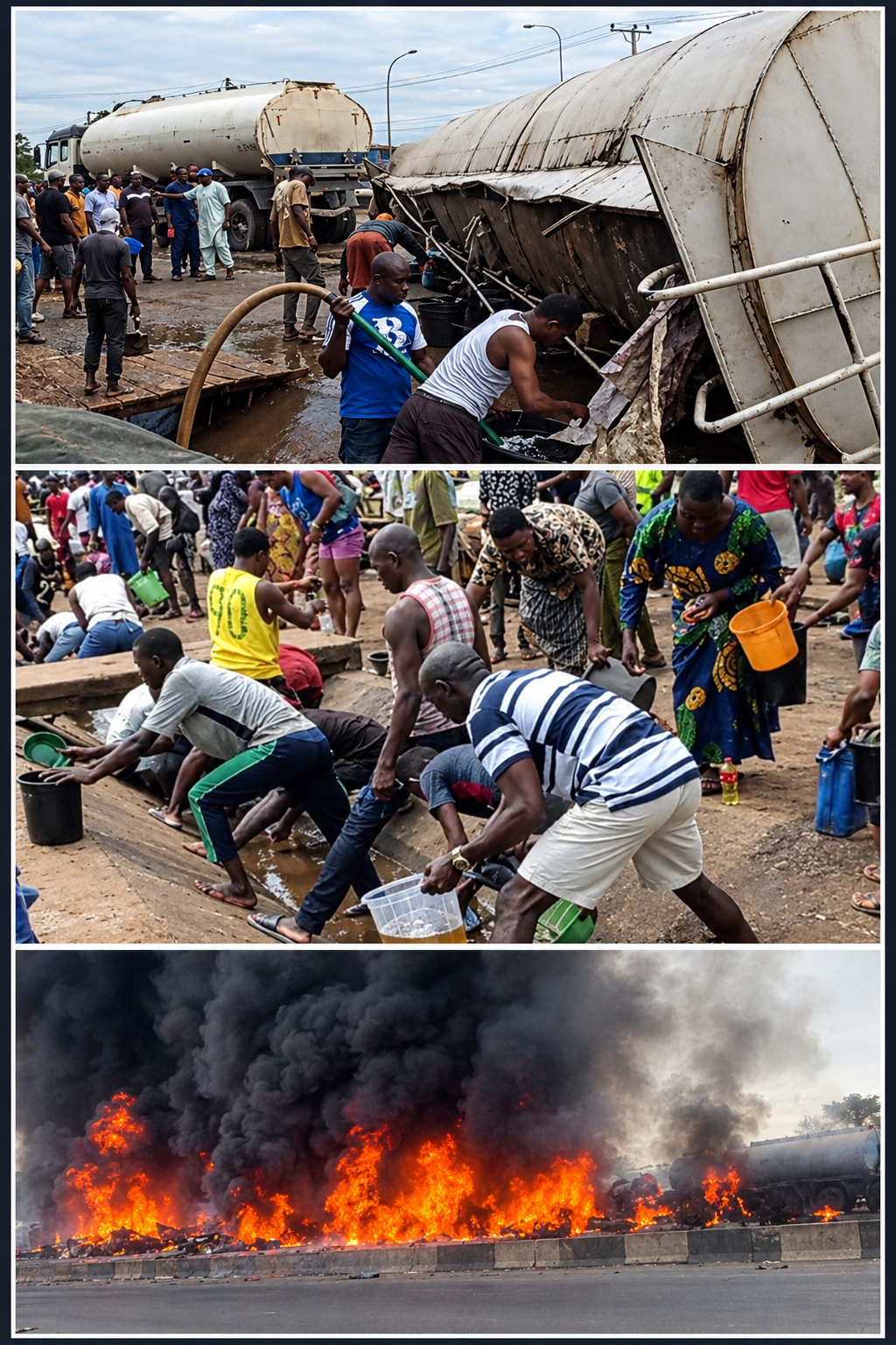 Fuel Tanker Explosion Razes Oluku Market in Edo, Governor Pledges Reconstruction